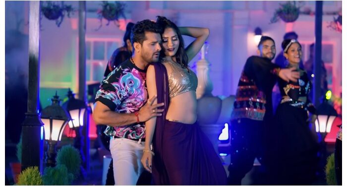 Khesari Lal Yadav and Priyanka Singh created a stir