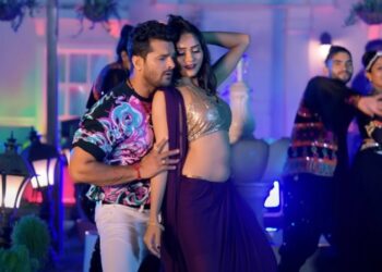 Khesari Lal Yadav and Priyanka Singh created a stir