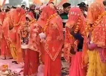 पहले से विवाहित महिलाओं का करा दिया मुख्यमंत्री योजना के तहत सामूहिक विवाह