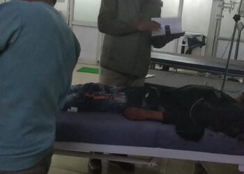 अटरिया में पिकअप में अवैध लकड़ी लोडिंग के दौरान युवक की मौत