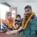 लोक अदालत में वाद निस्तारित होने के बाद लोगों ने जताई खुशी