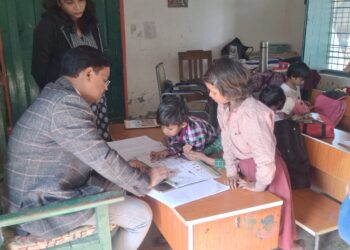 खंड शिक्षा अधिकारी ने आकस्मिक निरीक्षण कर दिए दिशा-निर्देश
