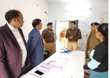 पुलिस महानिरीक्षक ने लिया भर्ती प्रक्रिया का जायजा