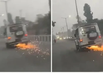 संभल में दो किलोमीटर तक बाइक को घसीटती रही बोलेरो, युवक की मौत
