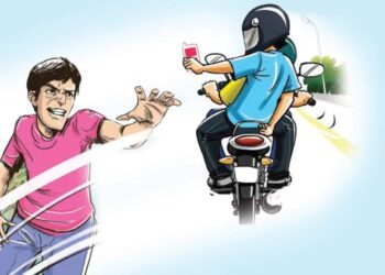 राजधानी के भरतनगर में दिनदहाड़े लूटपाट
