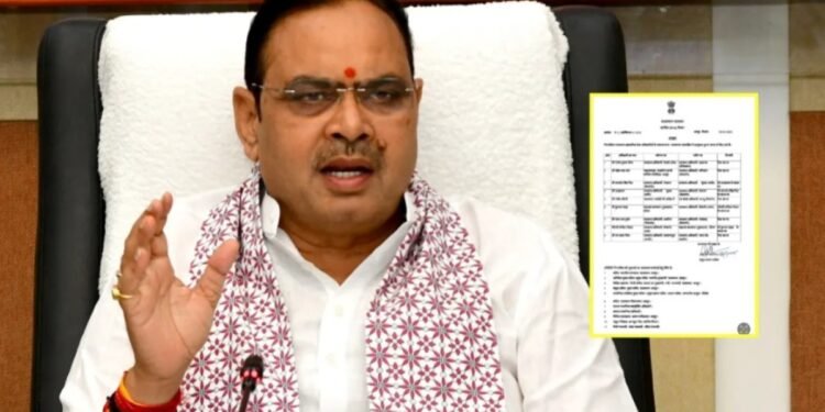 मुख्यमंत्री भजनलाल शर्मा