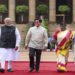 फिलीपींस के राष्ट्रपति फर्डिनेंड मार्कोस जूनियर का भारत में पारंपरिक स्वागत