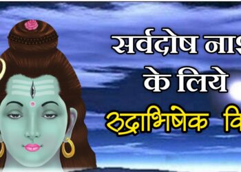 शिवलिंग पर रुद्राभिषेक विधि: सर्वदोष नाश के लिये रुद्राभिषेक का आरम्भ कैसे हुआ ?