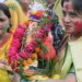 नगर भ्रमण को निकले गणपति, गोमती में किया स्नान