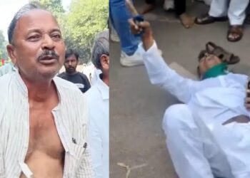 चुनावी टिकट न मिलने पर कुर्ता फाड़कर रोए आरजेडी नेता