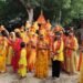 कलश यात्रा से उमड़ा आस्था का सैलाब, गंगा जल भर कर महिलाओं ने निकाली शोभा यात्रा