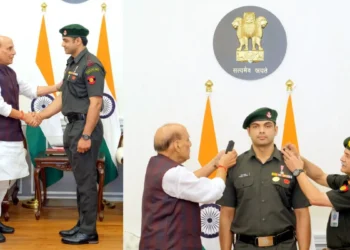 लेफ्टिनेंट कर्नल की रैंक से सम्मानित हुए नीरज चोपड़ा