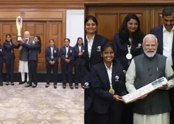 पहला ब्लाइंड टी20 विश्व कप जीतने वाली भारतीय महिला दृष्टिबाधित टीम से मिले पीएम मोदी