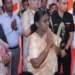 गोवर्धन के दानघाटी मंदिर में राष्ट्रपति द्रौपदी मुर्मू ने की पूजा-अर्चना