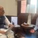 जनहित मुद्दों को लेकर सांसद किशोरी लाल शर्मा ने रक्षा मंत्री से की मुलाकात