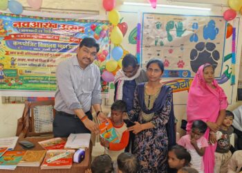 आंगनबाड़ी केंद्रों पर नवारम्भ उत्सव का आयोजन, बाल वाटिका पर जोर