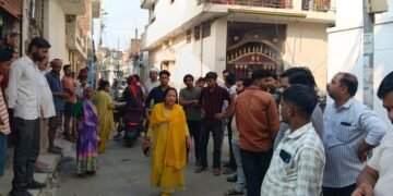 फैजुल्लागंज तृतीय वार्ड स्थित भरतनगर मोहल्ले