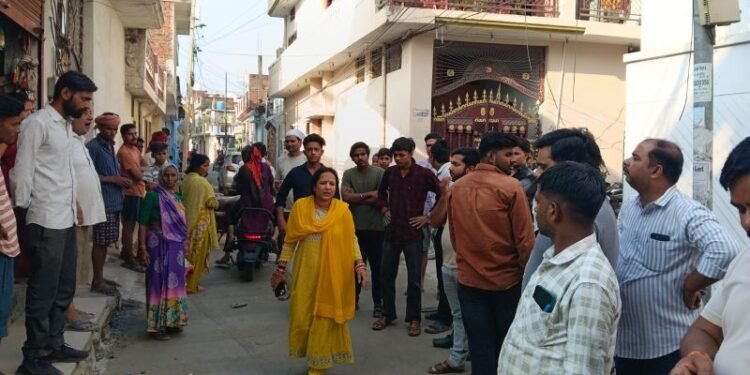 फैजुल्लागंज तृतीय वार्ड स्थित भरतनगर मोहल्ले